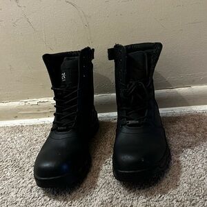 Black Rugged Men work Boots